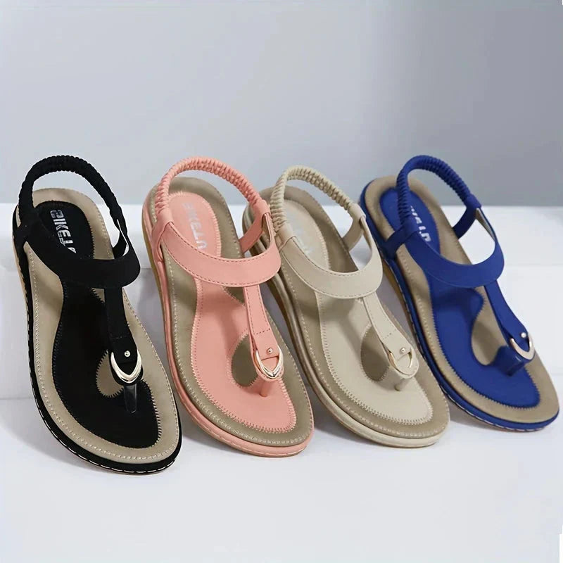 Laura - Sandal med ergonomisk komfort og elastisk hælstrop
