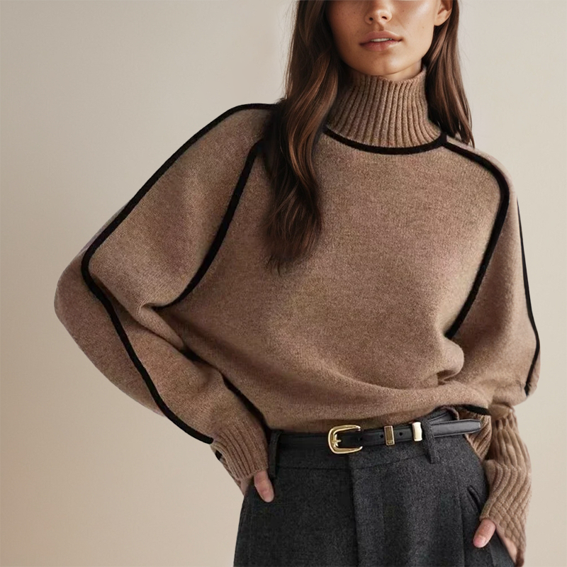 Elegant rullekravebluse – Raffineret stil med moderne selvtillid