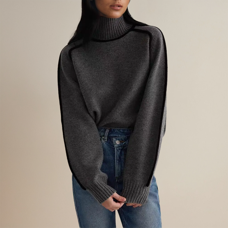 Elegant rullekravebluse – Raffineret stil med moderne selvtillid