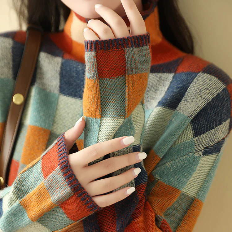 Karo-Pullover – Legesyg elegance med dristig stil