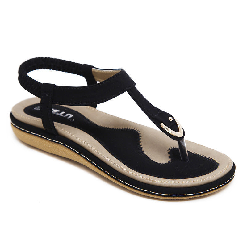 Laura - Sandal med ergonomisk komfort og elastisk hælstrop